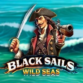 Black Sails Wild Seas slot logo by Infinity Dragon Studios at Roulettino Casino