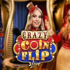 Crazy Coin Flip logo by Evolution Roulettino Casino