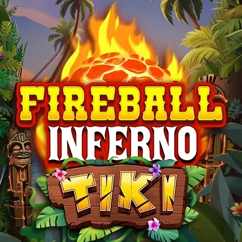 Fireball Inferno Tiki by NetEnt, showcased at roulettinocasino.eu – game logo