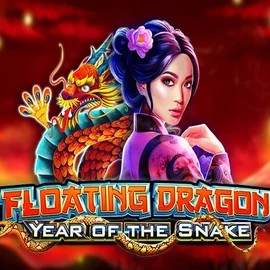 Floating Dragon Year of the Snake slot visual from Pragmatic Play available on roulettinocasino.eu