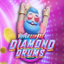 Slots logo of Hyper Strike Diamond Drums from Gameburger Studios at Roulettino Casino