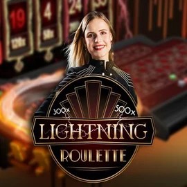 Lightning Roulette logo by Evolution at Roulettino Casino