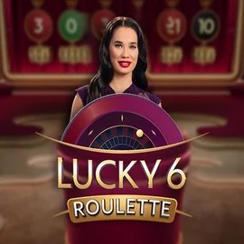 Official Live Casino logo: Lucky 6 Roulette by Pragmatic Play at Roulettino Casino