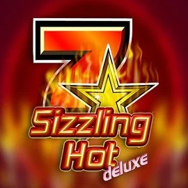 Sizzling Hot Deluxe logo by Novomatic at Roulettino Casino