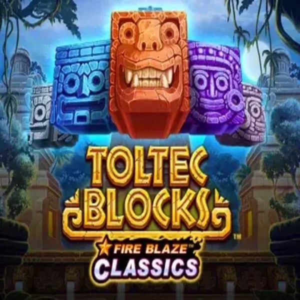 Fire Blaze: Toltec Blocks logo by Rarestone Gaming Roulettino Casino